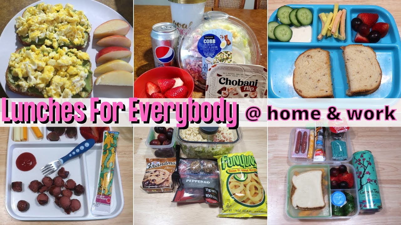 HEALTHY MOM LUNCHES | PRESCHOOLER LUNCHES | WORK LUNCHES