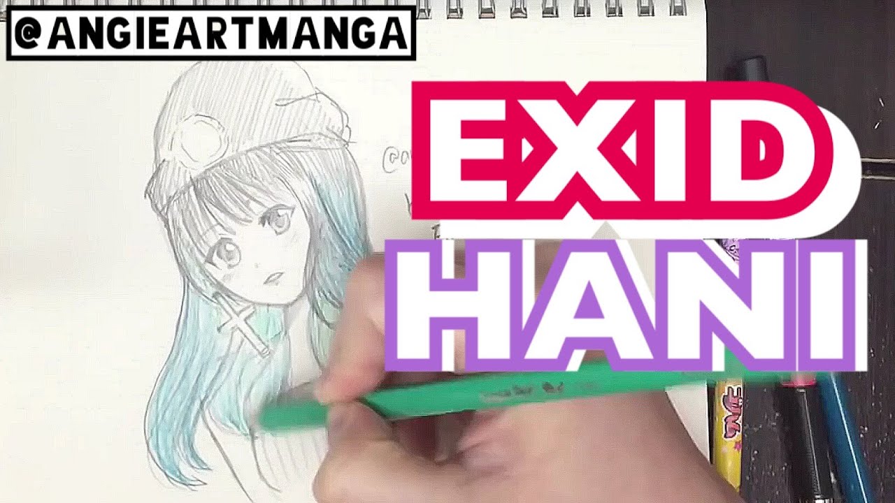 Drawing Anime girl EXID Hani (Slow)