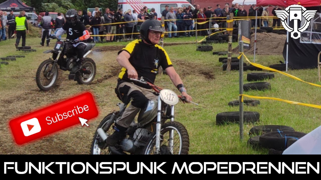 Andis Funktionspunk Feldmann Mofa-Moped Rennen in Jagel mit Simson GS/ Männertours & Morlock Motors