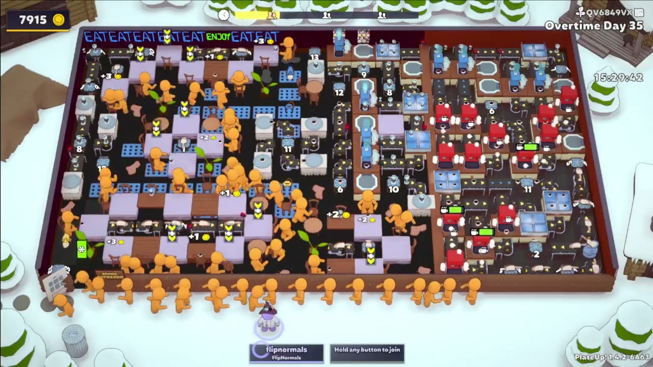 PlateUp Unexpected Closing Time Rush ends my OT34 Run