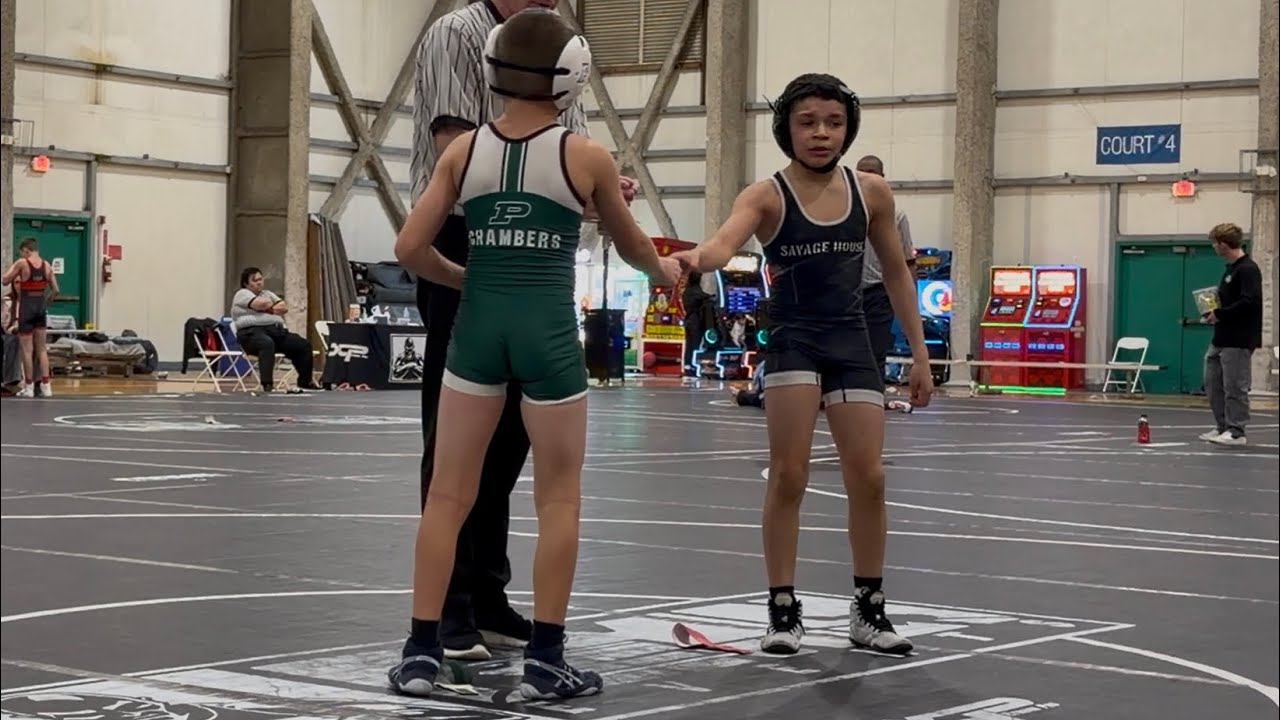 Youth Wrestling - Folkstyle Win 01-04-2026 #kneepull #sweepsingle #takedown #12u #youthwrestling