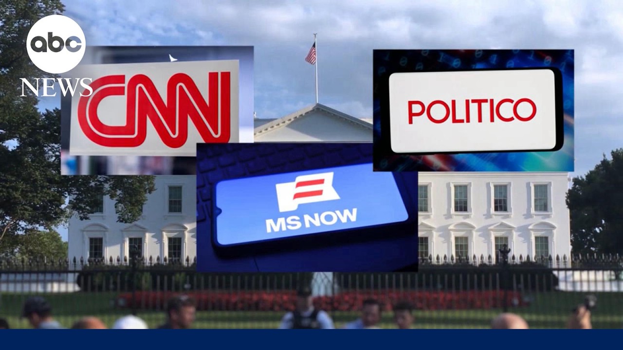 White House bars CNN, MS Now and Politico reporters