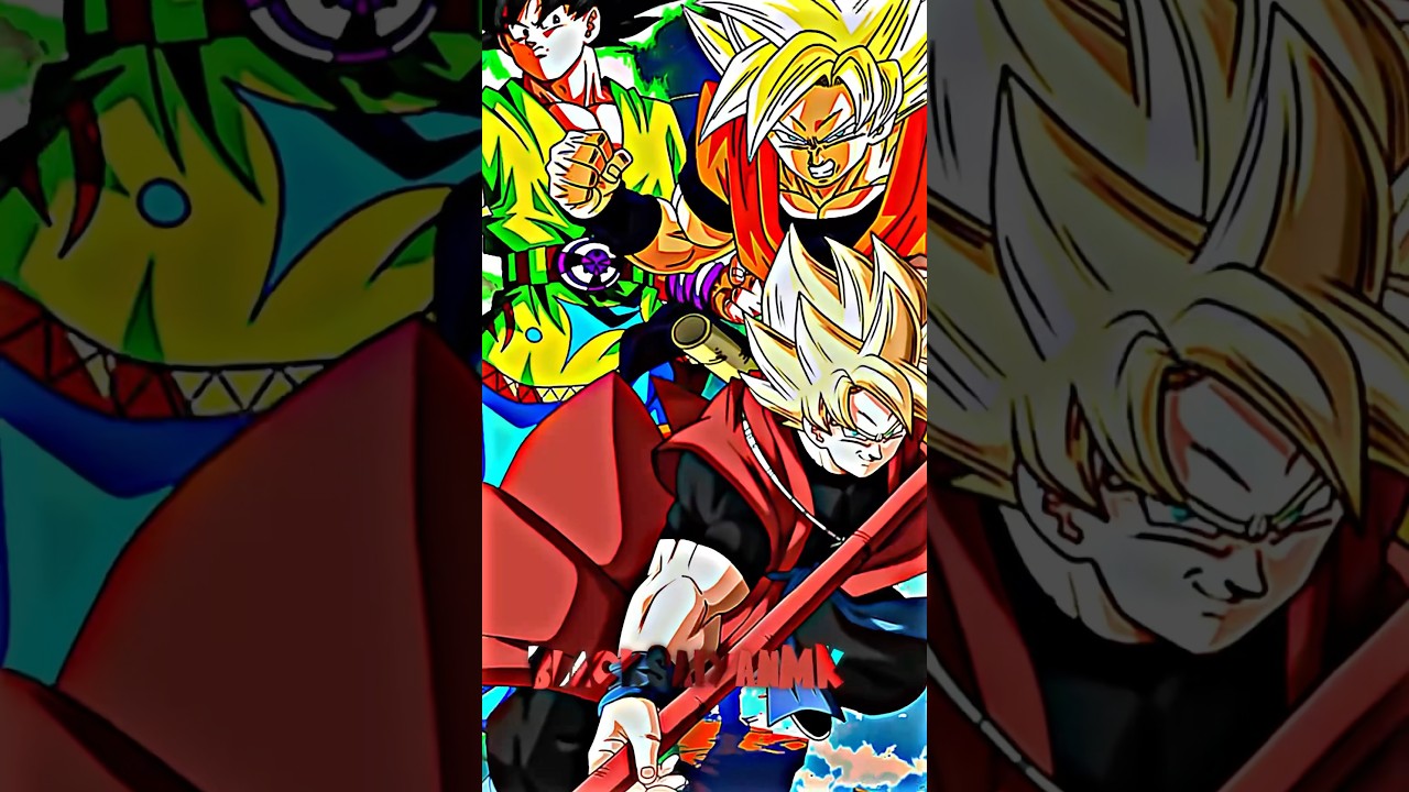 AF Goku vs CC Goku & Xeno Goku