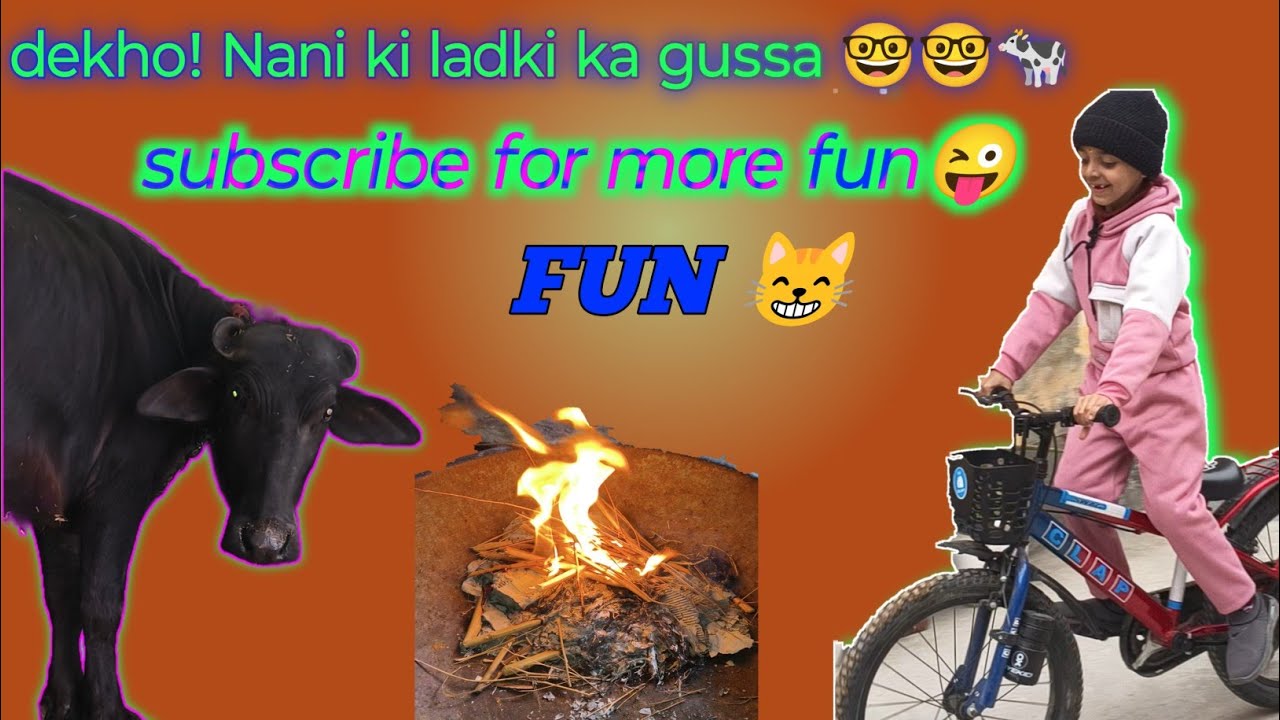 Nani ki 🐄🐮ladli ko aaya gussa ! @MeetChaudhary-r6t 