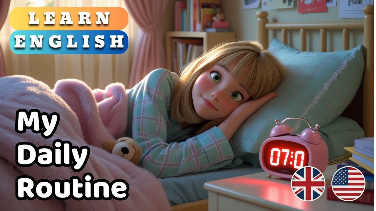 Daily English Practice | A Day in Emily's Life: Easy English Conversation Practice