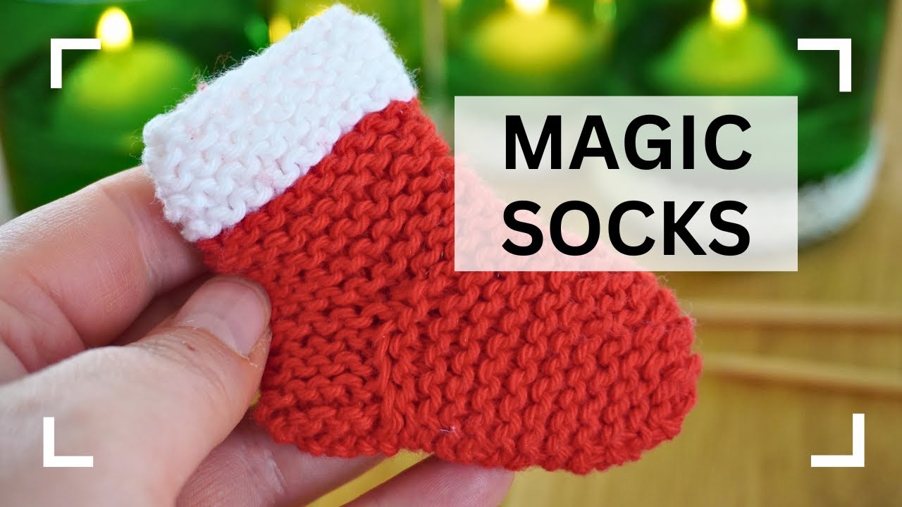 KNIT MINI SOCKS | Knit Stitch Tutorial | Knitting (Not Only) for Beginners