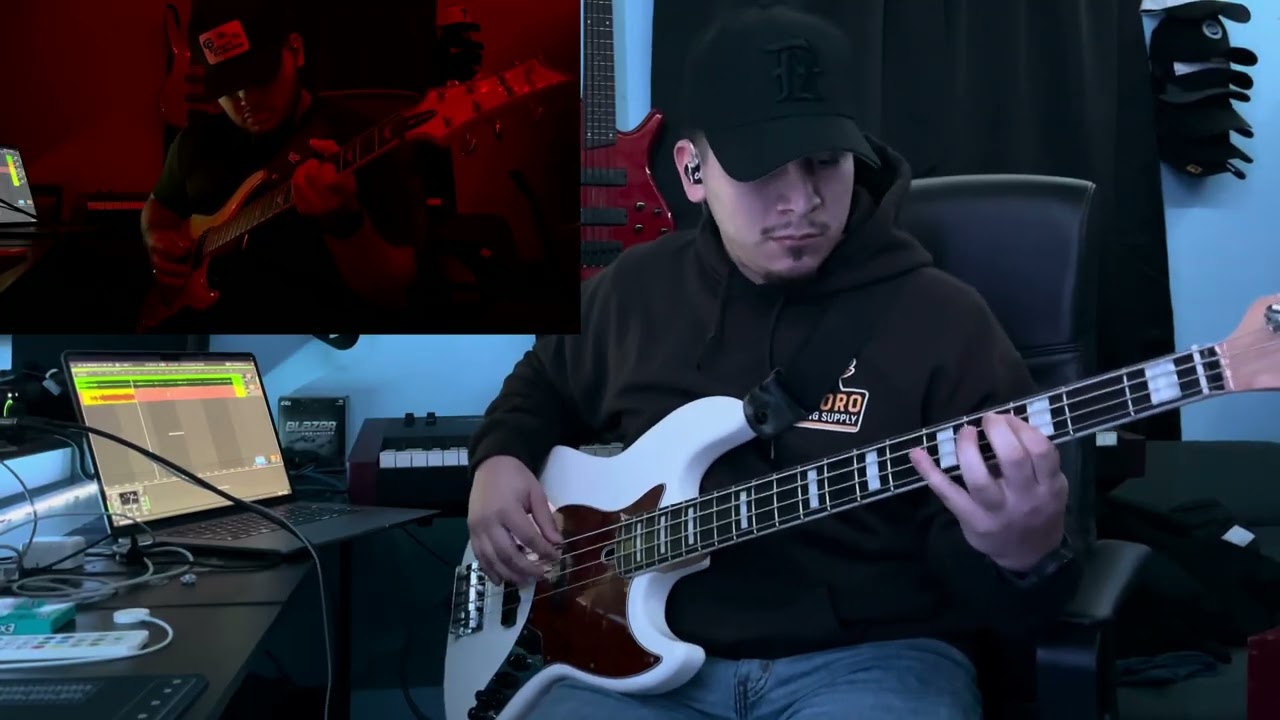 Celebra Victorioso- Cover (bass/guitar cam) 