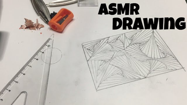 ASMR Drawing #1 - Line Doodling