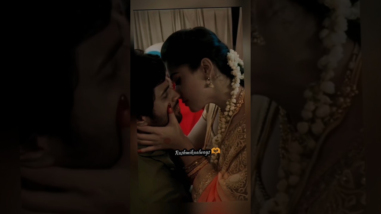 Vijay 💞 Rashmika kiss 💋 is their live language #rashmikamandanna #vijaydevarakonda #vijayrashmika