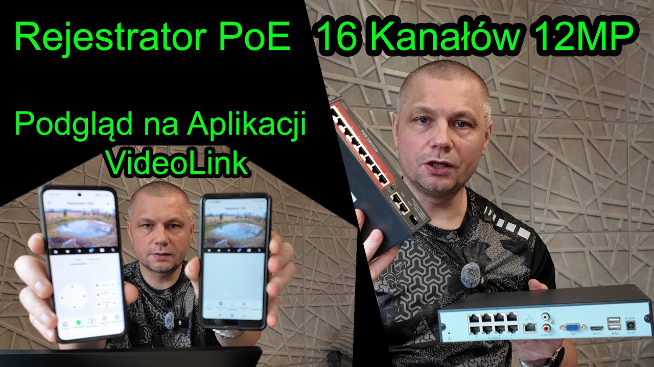 Rejestrator IP z PoE  - 16 kanał&oacute;w 12MP&ndash; Automatyczna konfiguracja i obsługa!