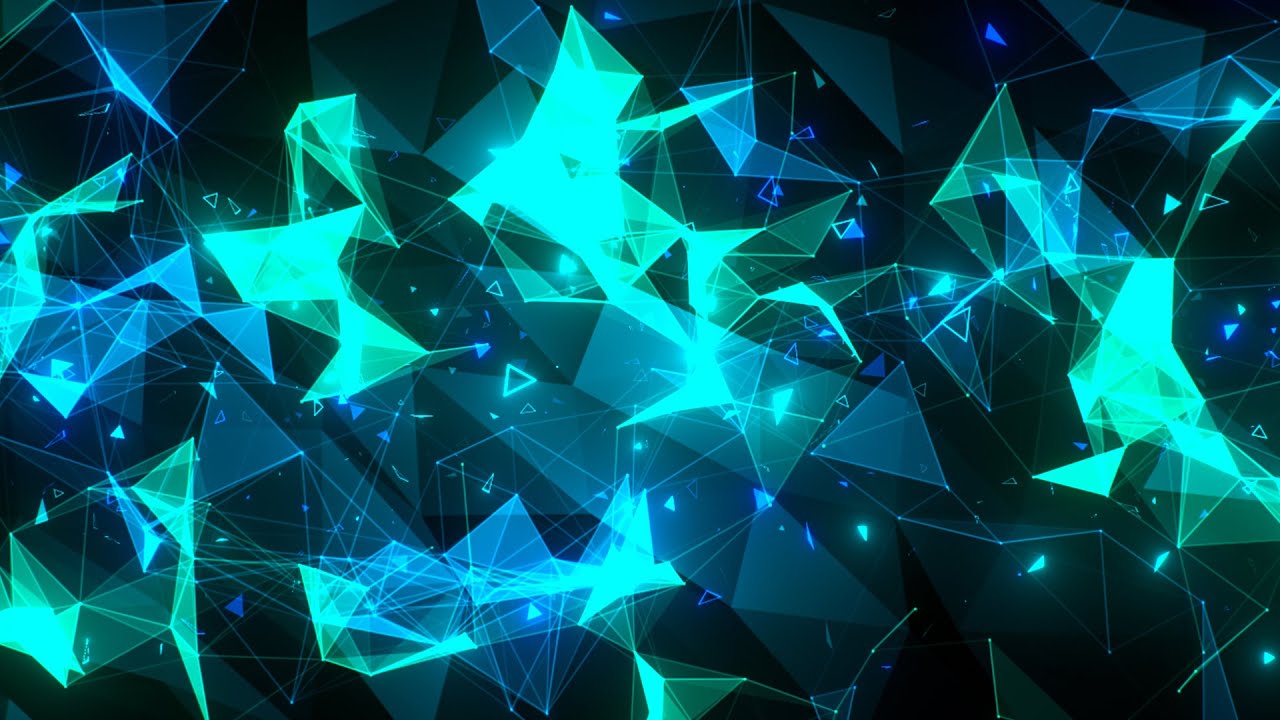 Triangular Geometric Bright Background video | Footage | Screensaver