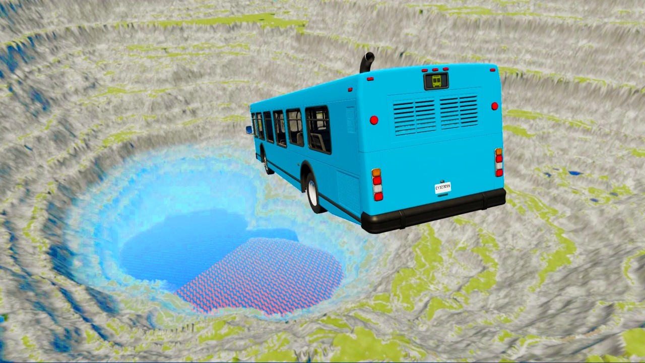 BeamNG.Drive - Leap Of Death Car Jumps and Falls Crashes #5