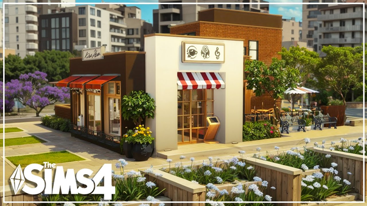 Family Cafe And Cozy House | Businesses and Hobbies | The Sims 4:  Speed Build