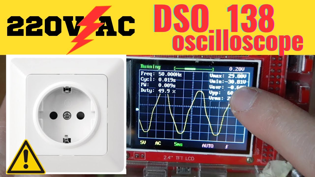 Можно ли измерить 220 В переменного тока с помощью DSO138?
