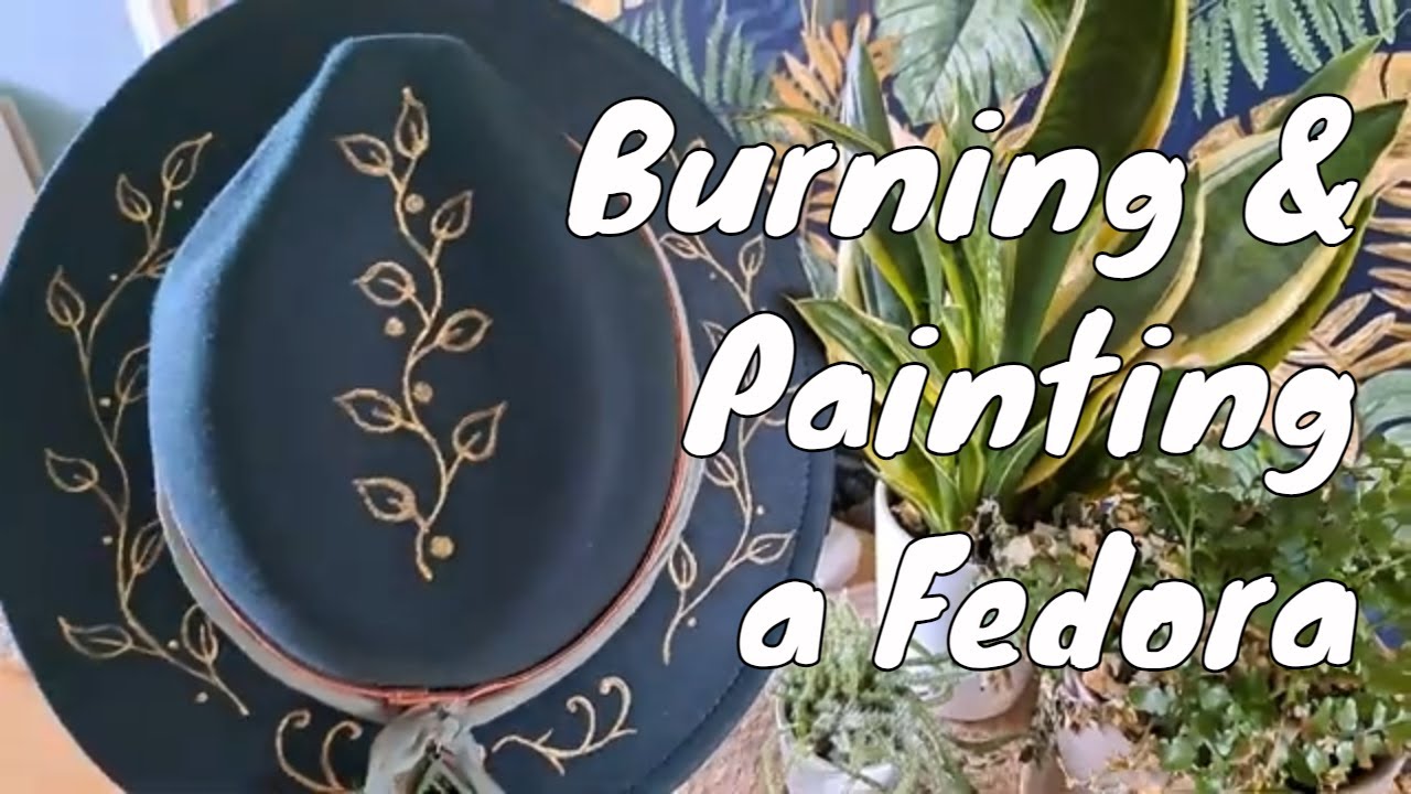 Burning a Hat - Green and Gold