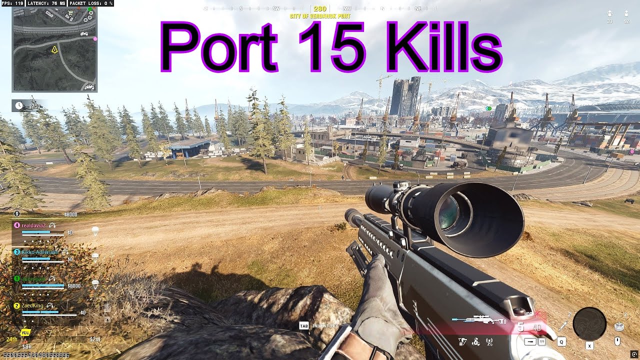 Warzone Verdansk Call Of Duty Black Ops 6 - Port Ending Gameplay 15 Kills Solos Win (AMAX & HDR)