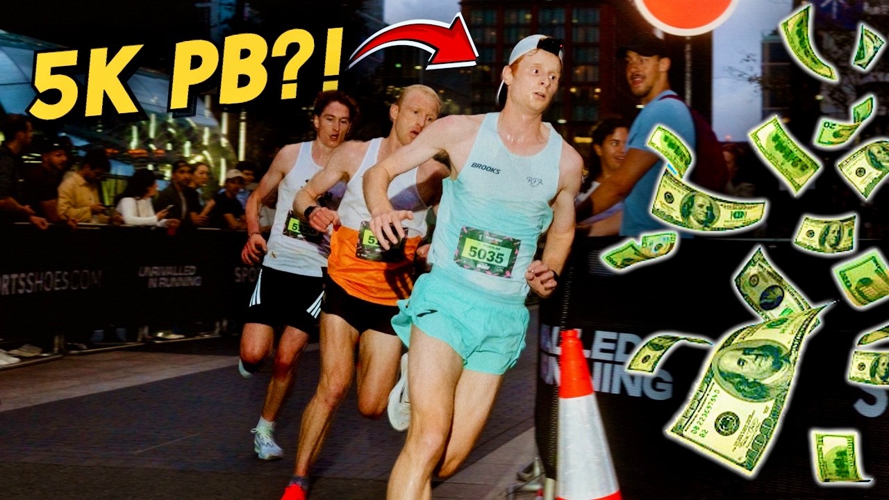 Pr&oacute;bowałem WYGRAĆ 1000 dolar&oacute;w w szalonym biegu na 5 km!
