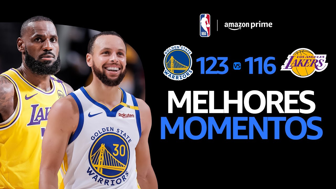 LOS ANGELES LAKERS X GOLDEN STATE WARRIORS | MELHORES MOMENTOS | TEMPORADA REGULAR NBA 2024-25