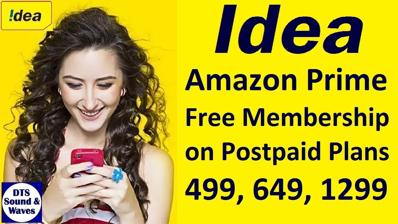 Amazon Prime Free Subscription on Postpaid Plan 499, 649, 999, 1299 and 1999 || DTS ||