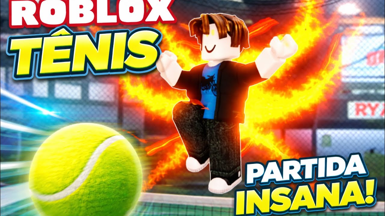 🎾 PARTIDA INSANA NO ROBLOX! 😱🔥Hoje o jogo é de TÊNIS no Roblox… e a disputa tá acirrada! 🏃‍♂️💨