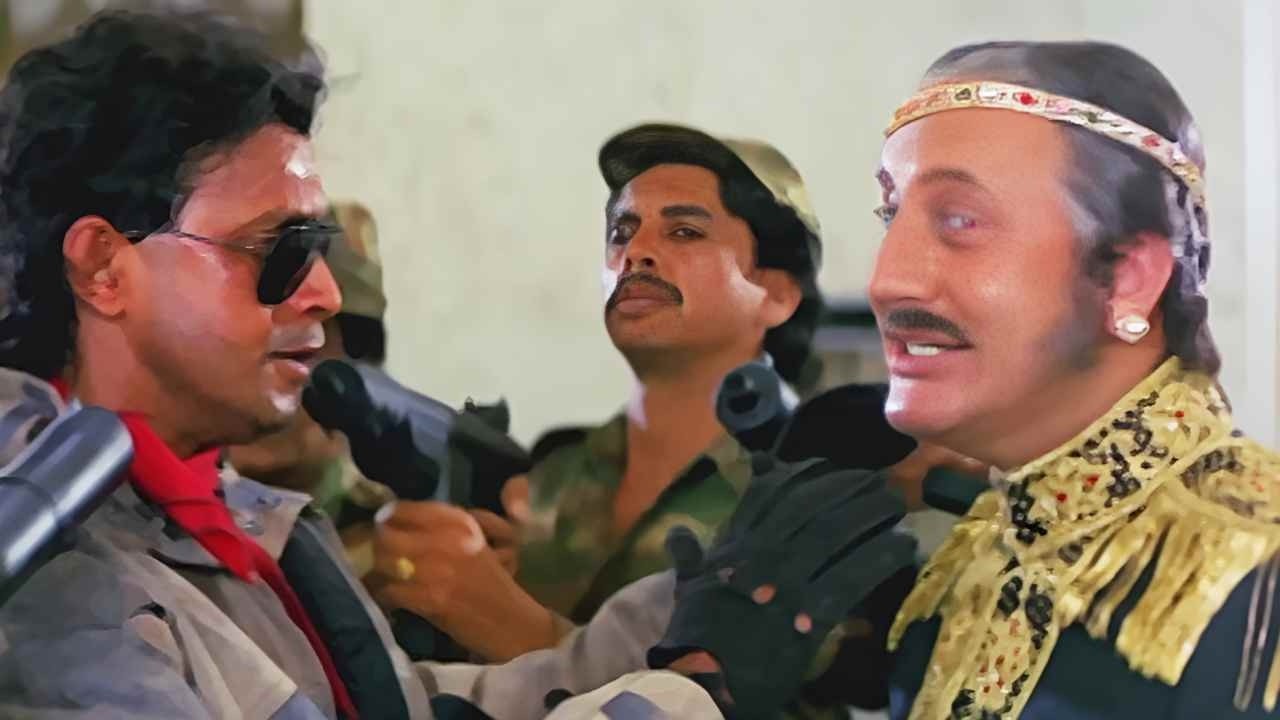 अपने बाप की हत्या का बदला लेने आया है, अब तू भी मरेगा। Mithun Chakraborty Anupam Kher Action Scene
