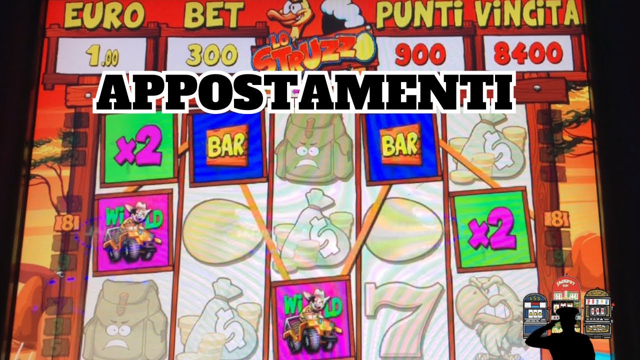 Lo struzzo / Blue Diamond / Sheriff & Bandits - Slot da Bar 🔞 Sempre e solo a Bet Max
