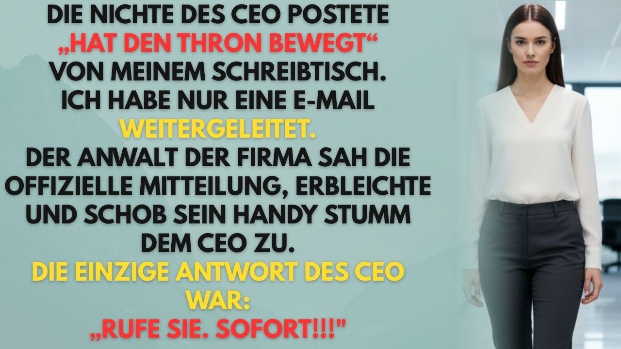 Sie stahlen mein Büro. Ich zerstörte ihre ganze Firma.