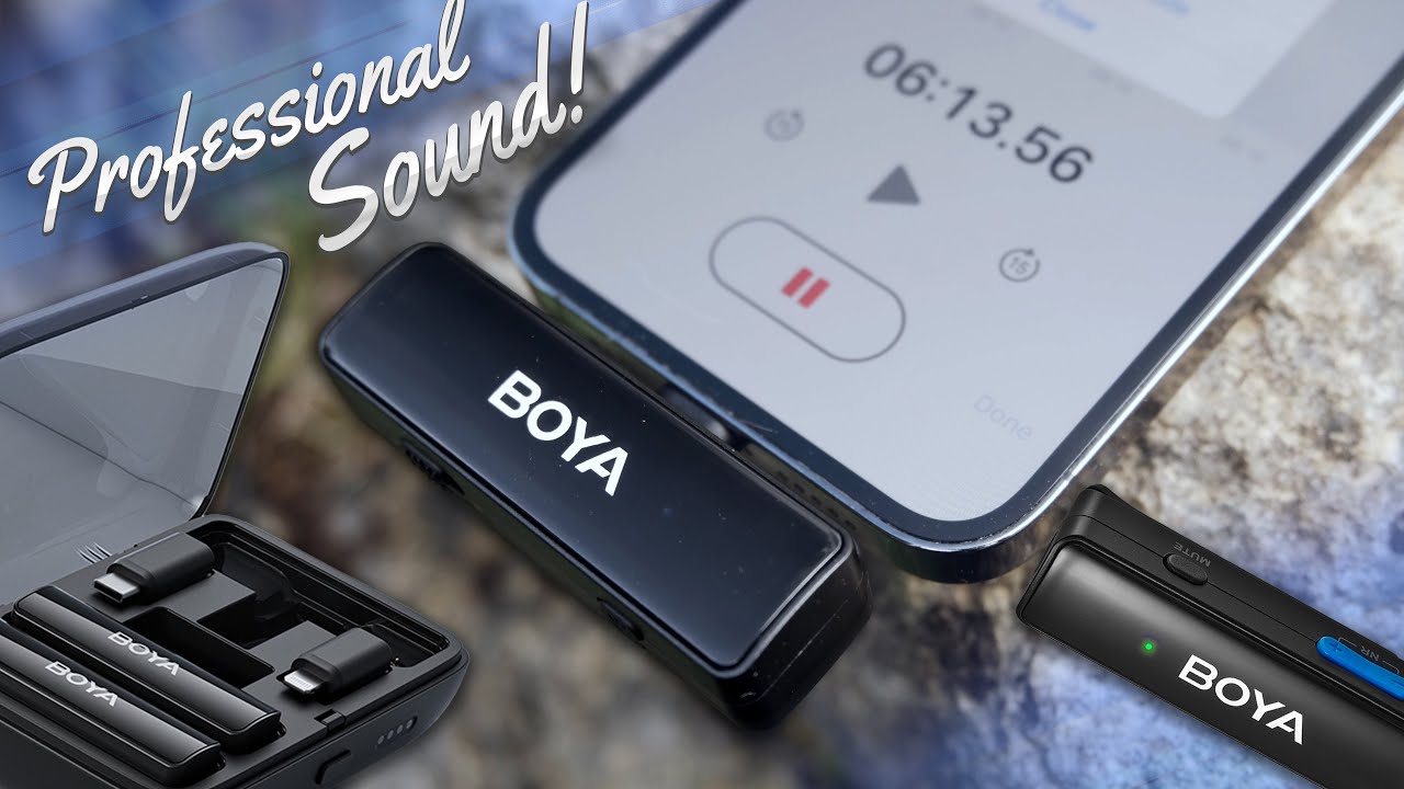 BOYA BOYALINK Wireless Lavalier Microphone - Professional Quality Audio
