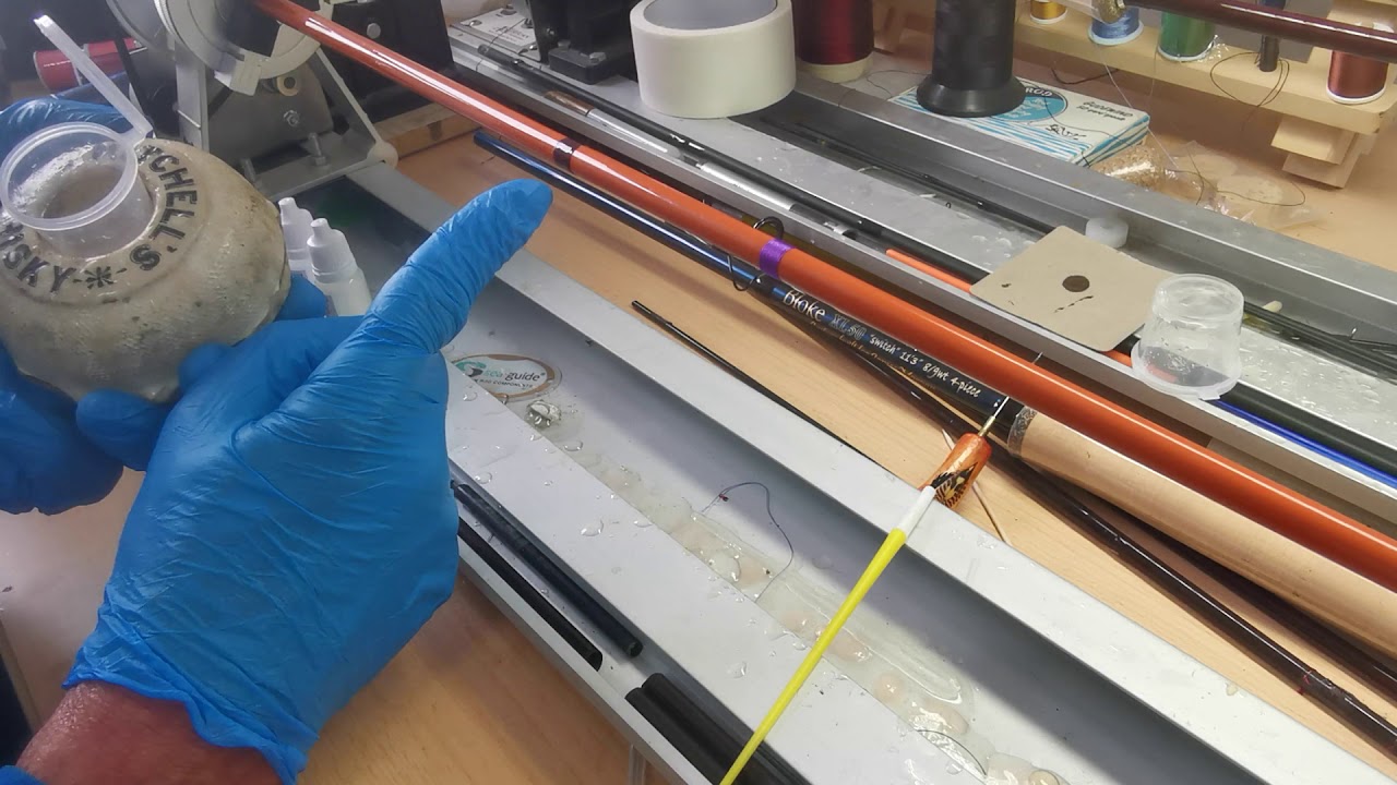 Fly rod building. Part four. Varnishing the wraps.