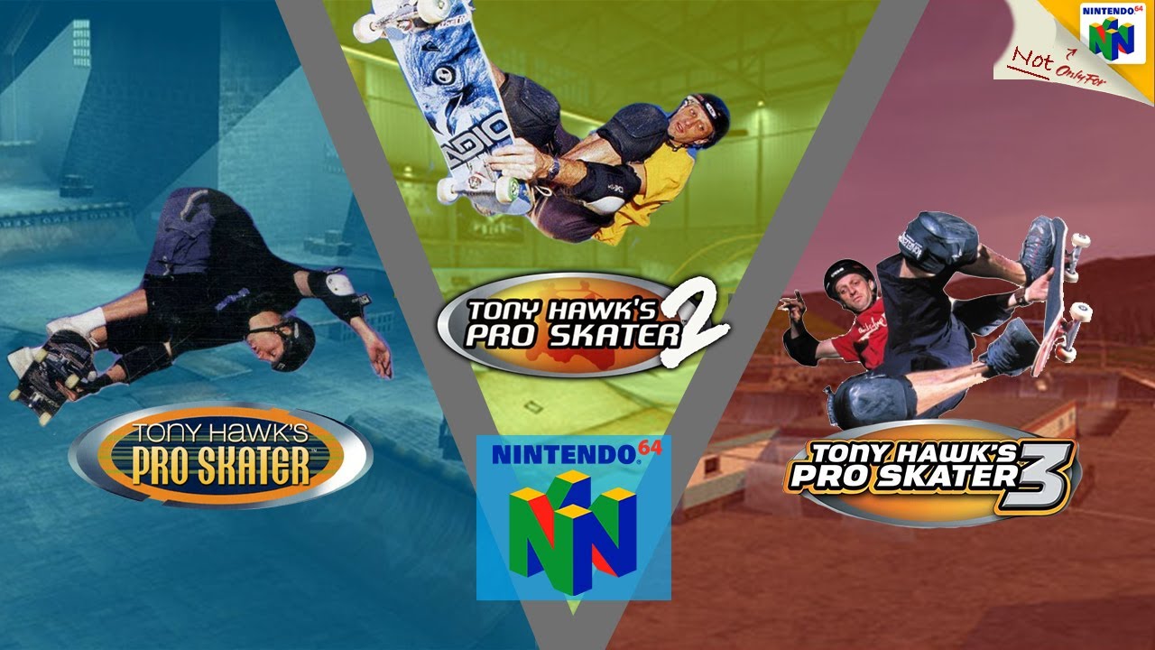 Why The Original Tony Hawk's Pro Skater Trilogy Is Worst On Nintendo 64
