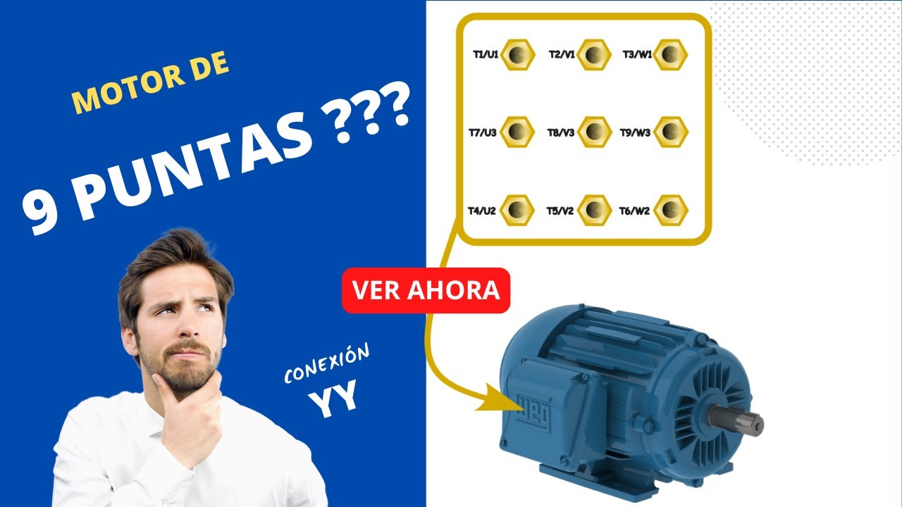 ✅ Motor de 9 Terminales | Estrella paralelo