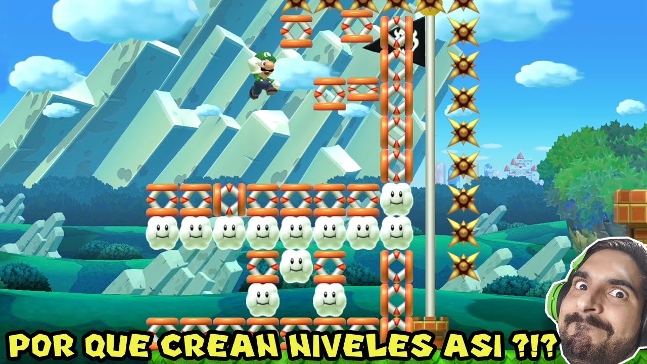POR QUE CREAN NIVELES ASI ?!? - Mario Maker 2 Desafío Experto con Pepe el Mago (#2)