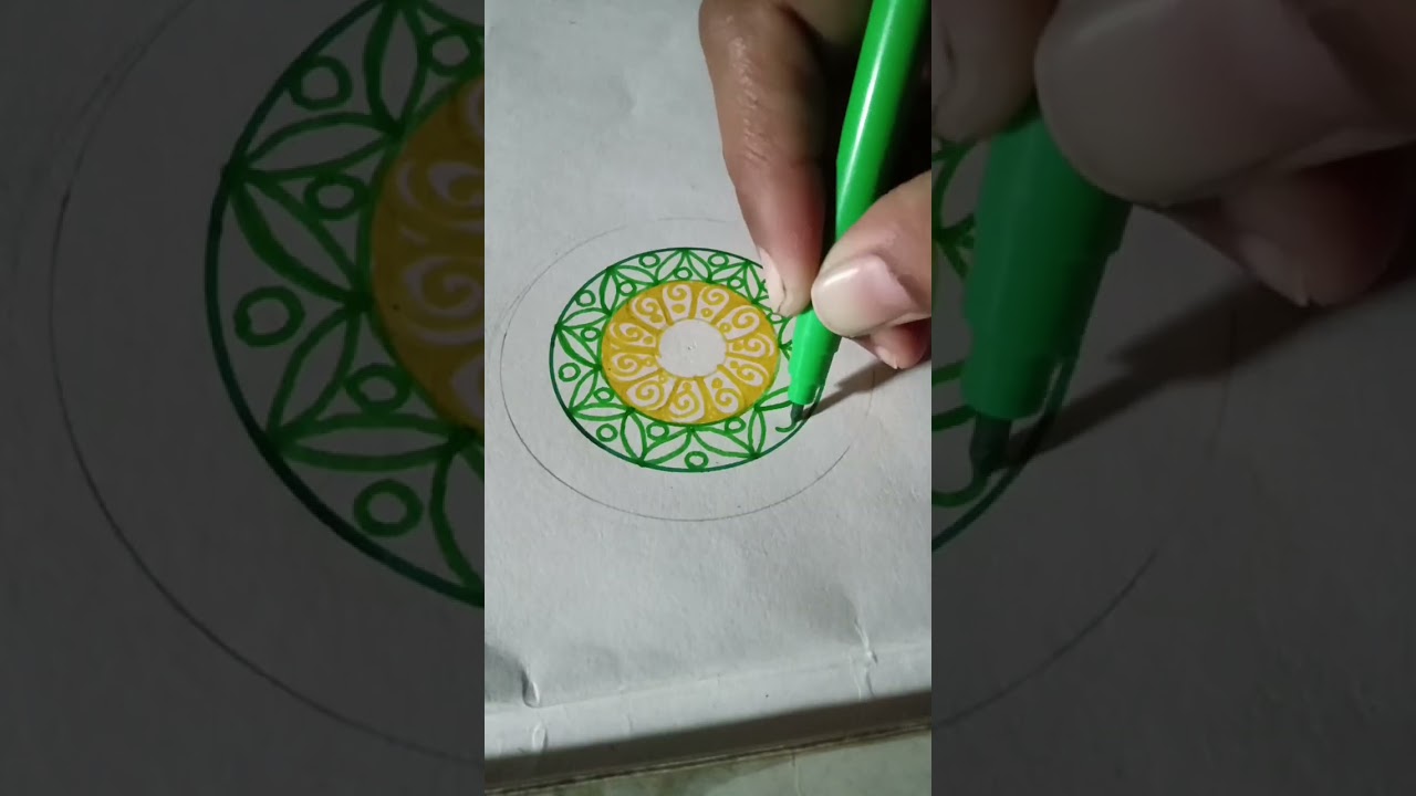 3 colours Mini Mandala ✨