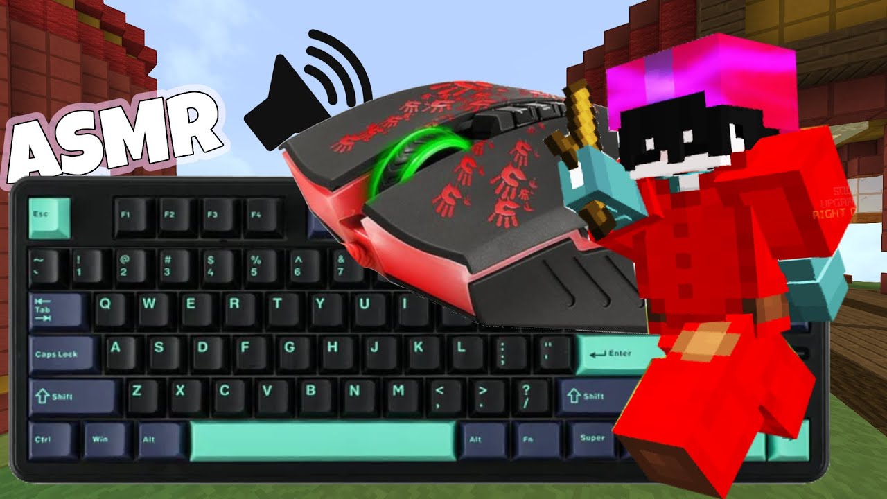 ASMR Keyboard & Mouse Sounds | Bedwars