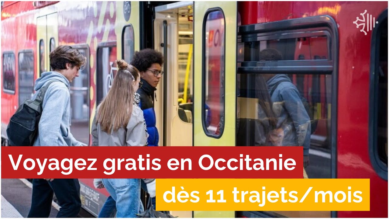 Voyagez gratis en Occitanie dès 11 trajets/mois 🚆🚌