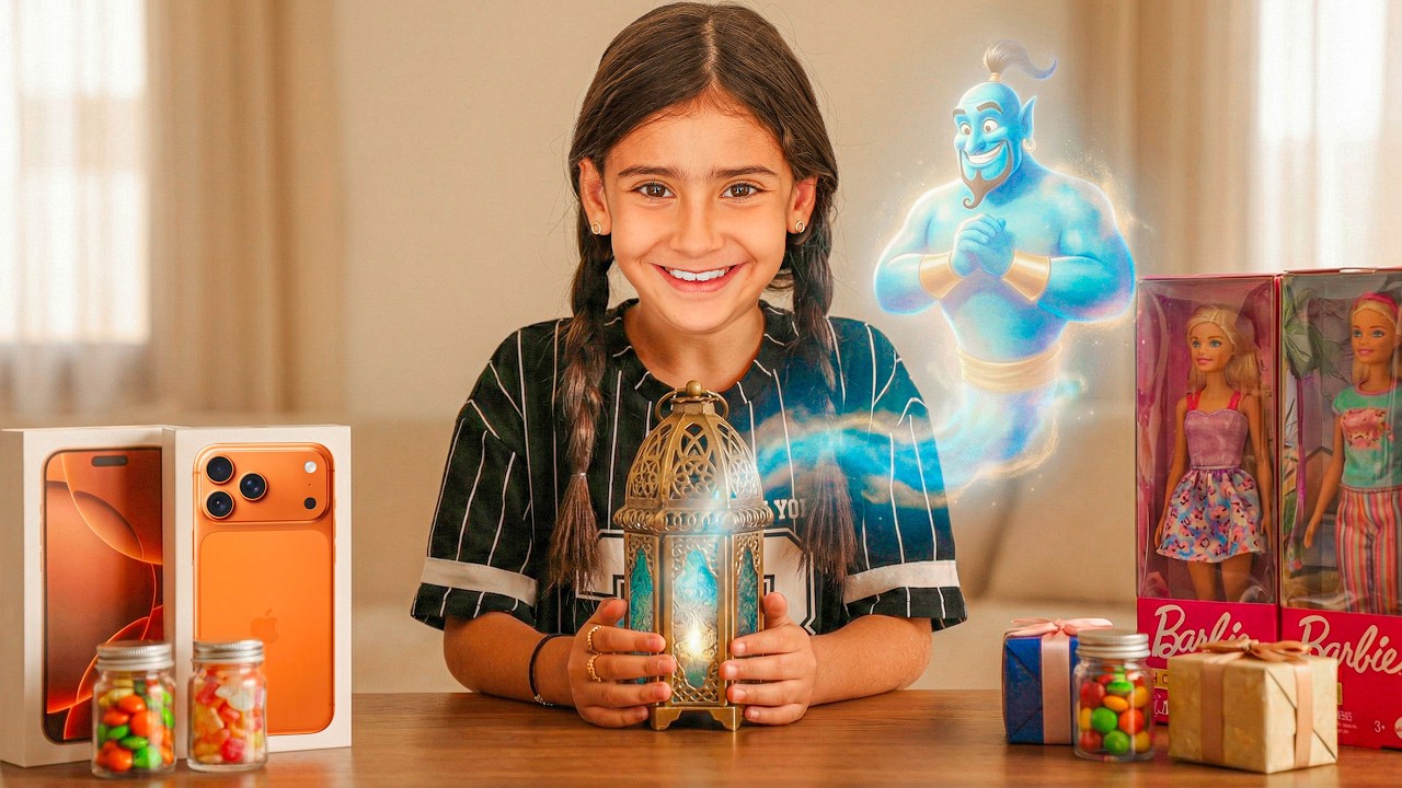 اكتشفت فانوس رمضان السحري 😱 الجني السحري حققلي كل الامنيات🫢!! بابا وجودي اتصدموا 💔😭