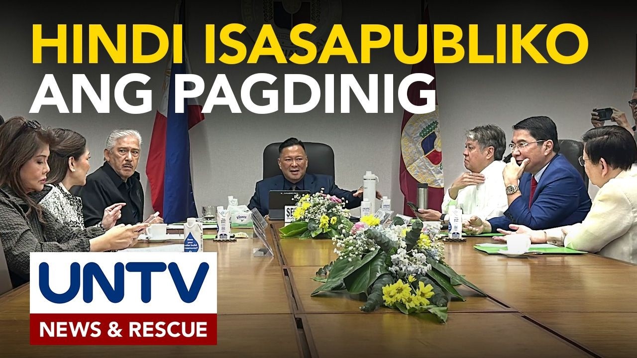 Pagdinig ng Ethics Committee, hindi isasapubliko — Sen. JV Ejercito