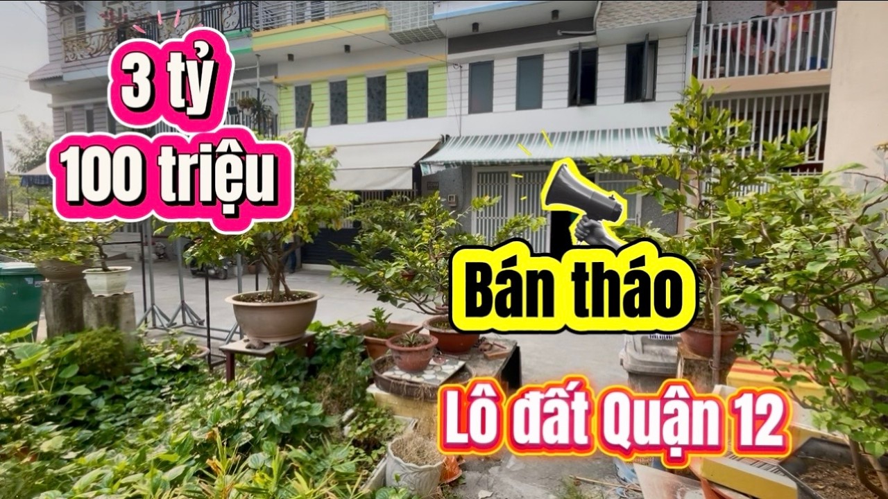 Nhanh Mới Kịp,..Lô Đất Phường Thạnh Lộc Q12, Rẻ Nhất Khu Vực