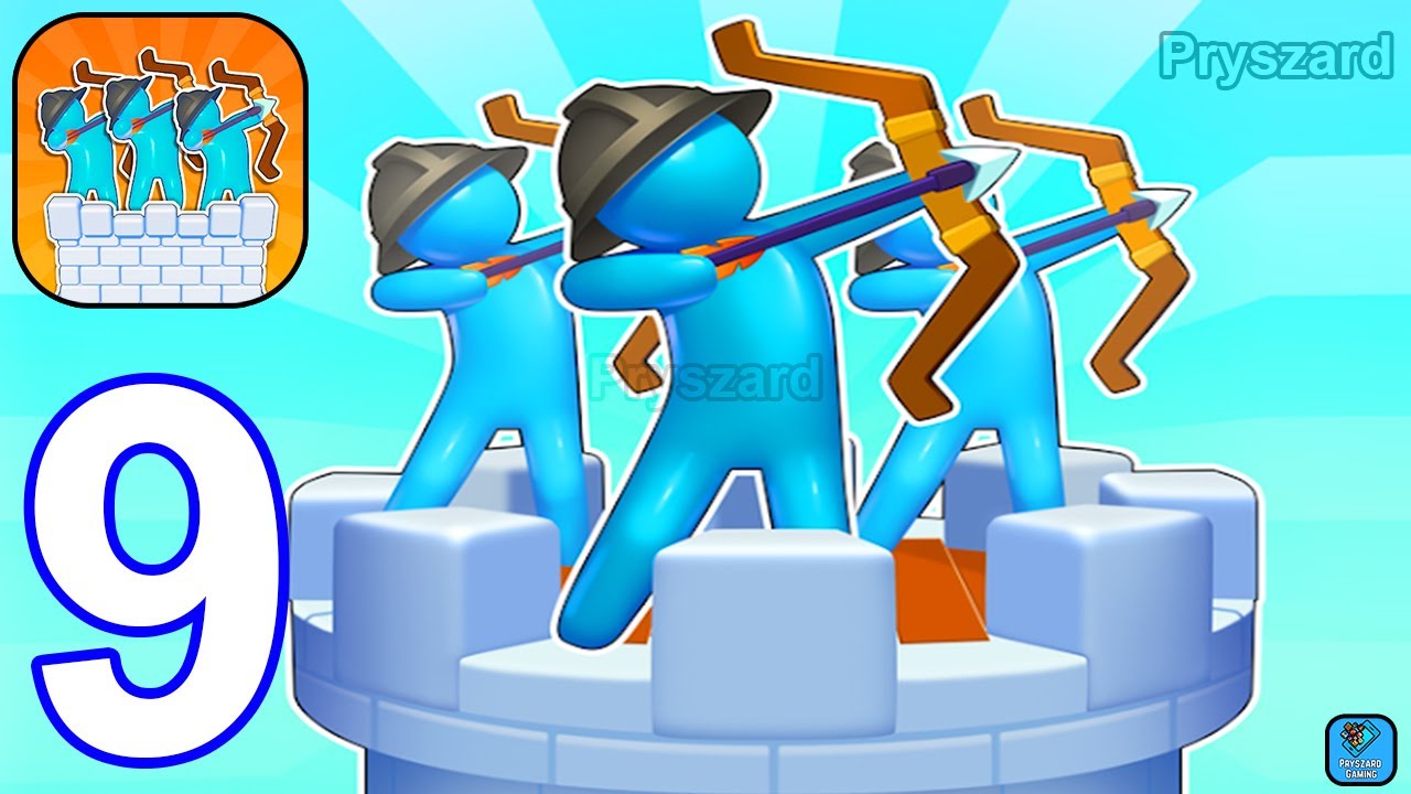Archery Bastions: Castle War - Gameplay Walkthrough Part 9 New Update (iOS,Android Gameplay)