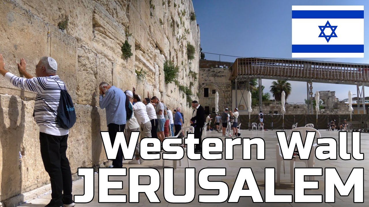 5 minutes at the Western wall, Jerusalem, Israel - Street view