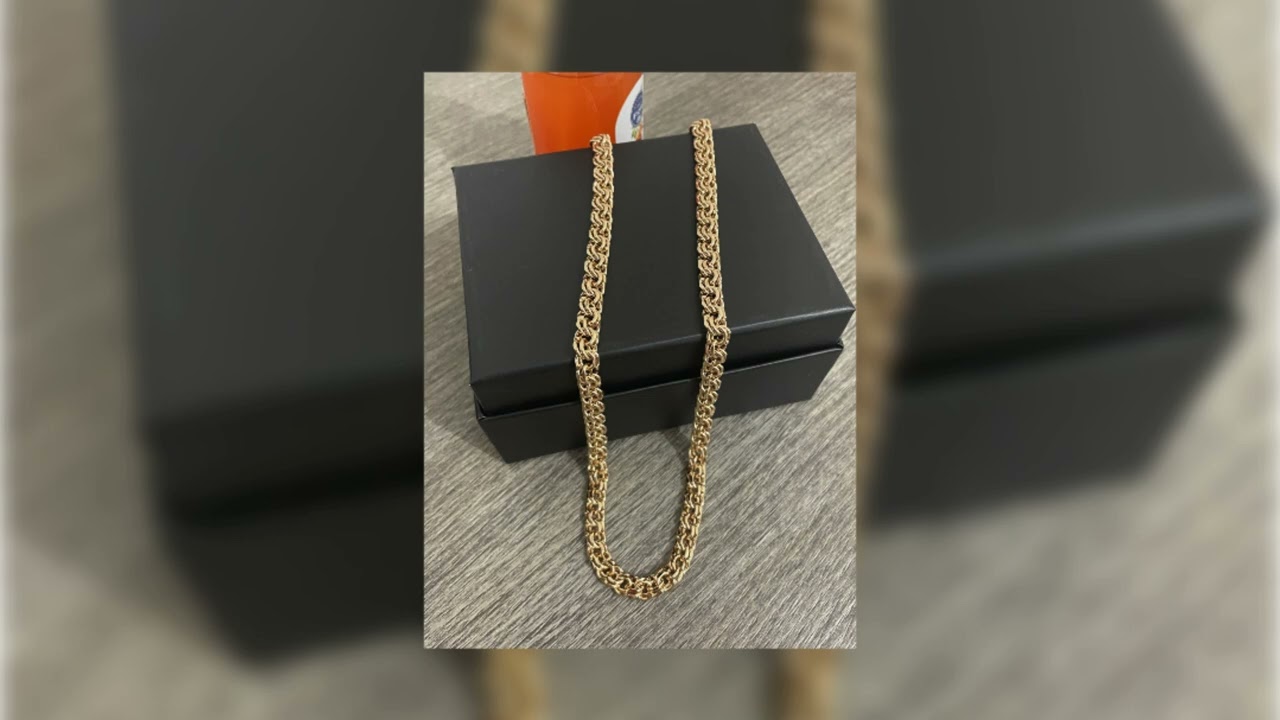 COLLANA IN ACCIAIO INOSSIDABILE PLACCATO ORO