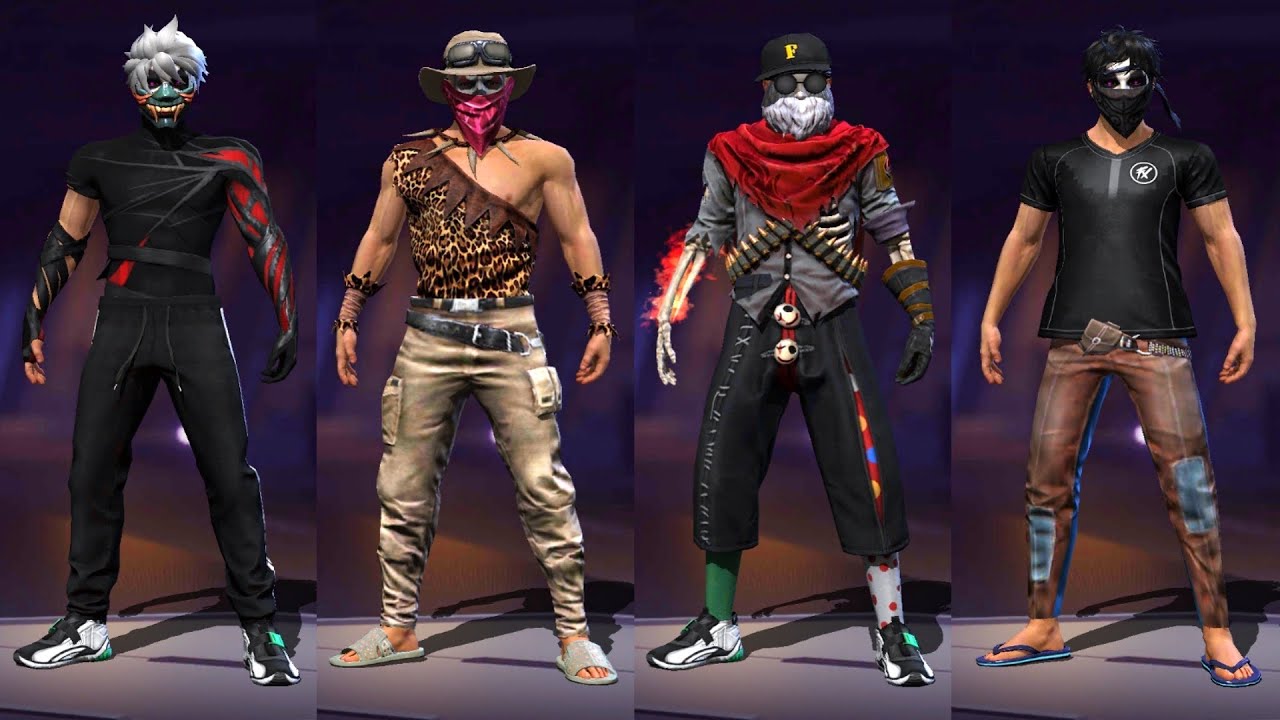 SKINS 4X4 XITADO &bull; MELHORES COMBINA&Ccedil;&Otilde;ES DE ROUPAS NO FREE FIRE