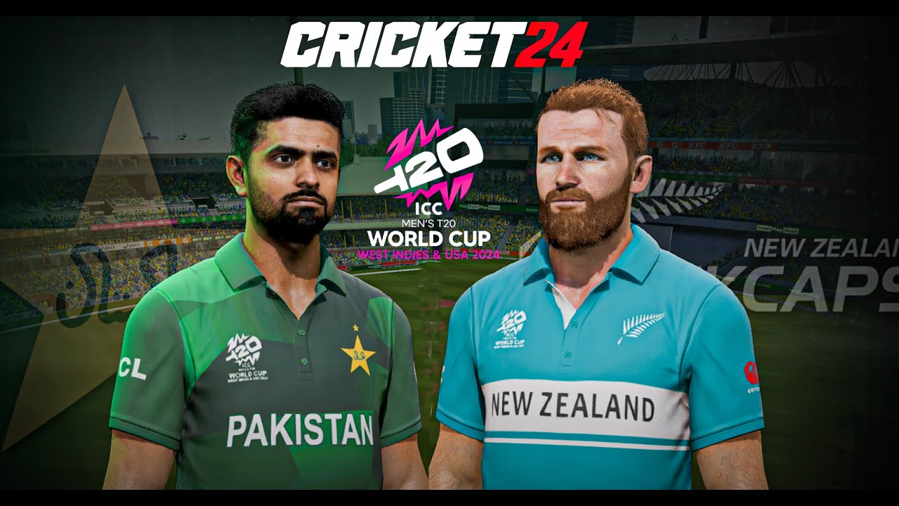 Pakistan bowling🔥Pakistan vs New Zealand T20 World Cup 2024 | Cricket 24 #2