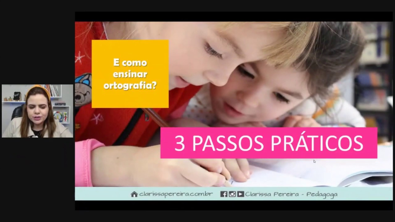 AULÃO de ENSINO INICIAL DA ORTOGRAFIA (melhores momentos)