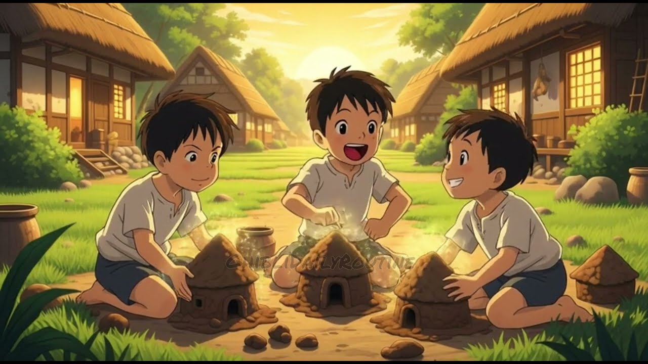 A Peaceful Life Before Phones | Ghibli Daily Routine | Simple Village Living ♡