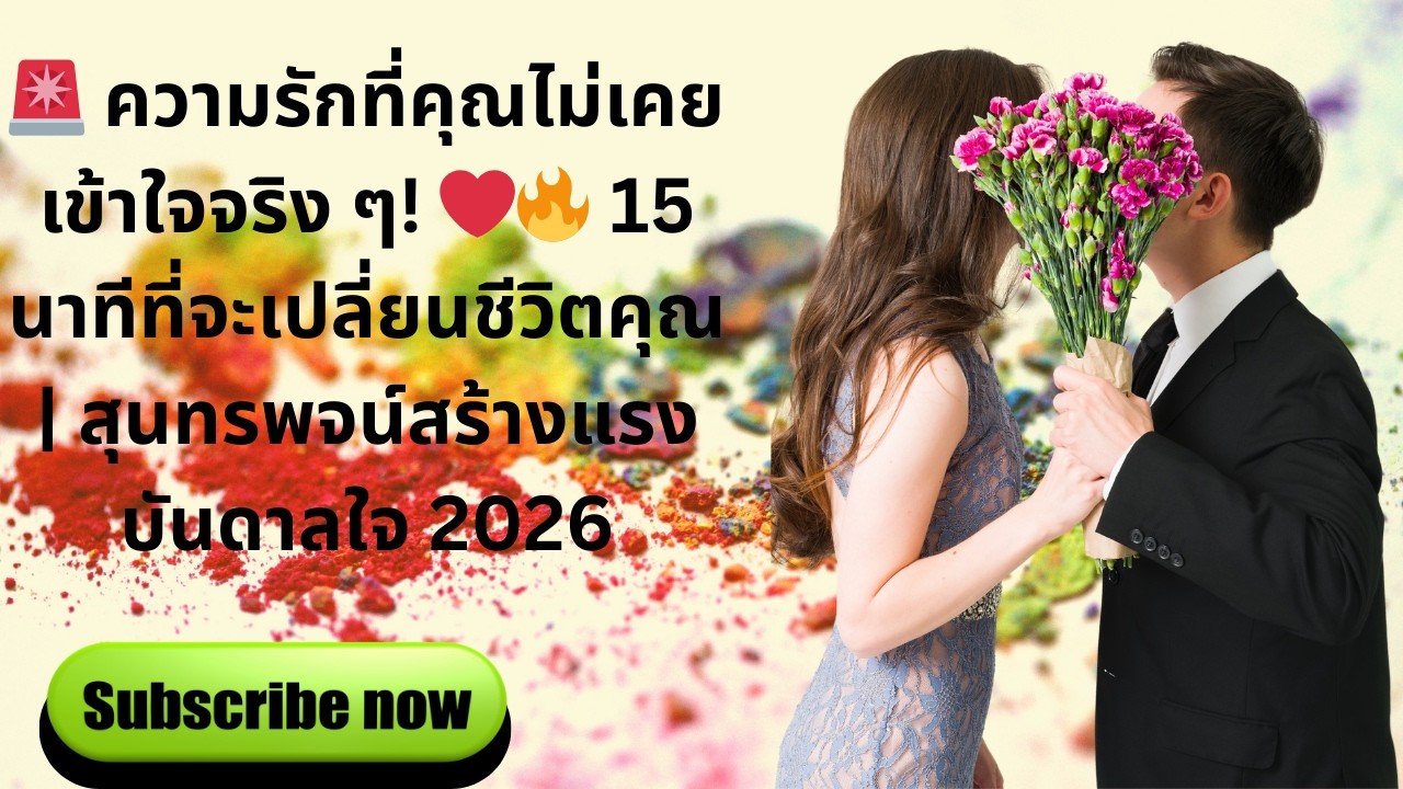 🚨 ความรักที่คุณไม่เคยเข้าใจจริง ๆ! ❤️🔥 15 นาทีที่จะเปลี่ยนชีวิตคุณ | สุนทรพจน์สร้างแรงบันดาลใจ 2026