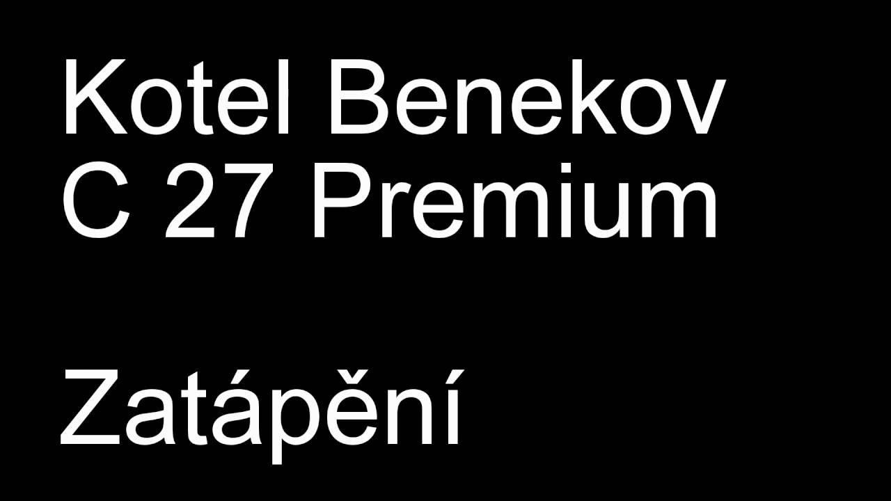 Benekov C-27 Premium -zátop v kotli