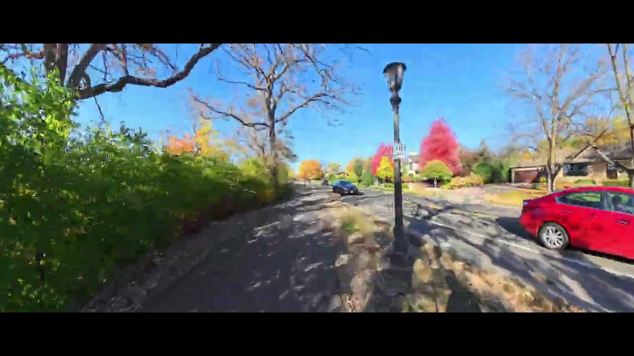 Highland Bridge / Mississippi River Loop Fall Ride POV