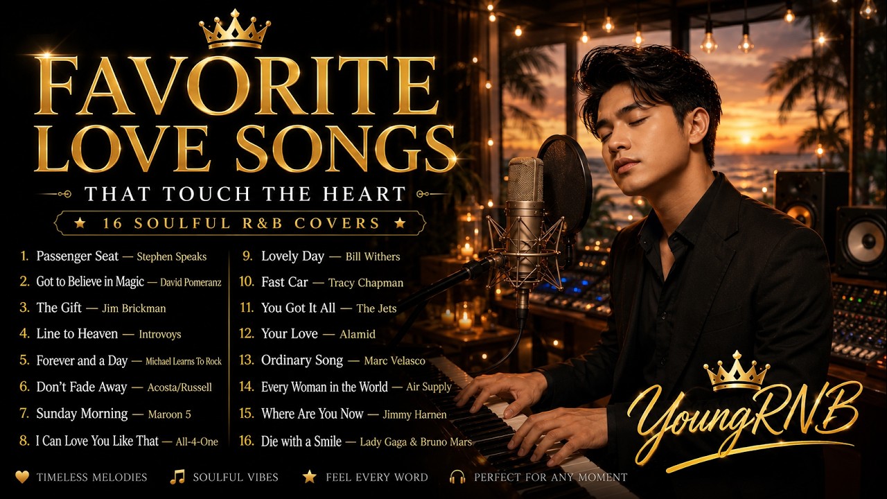 FAVORITE LOVE SONGS ❤️ Timeless R&B Covers That Touch The Heart | YoungRNB