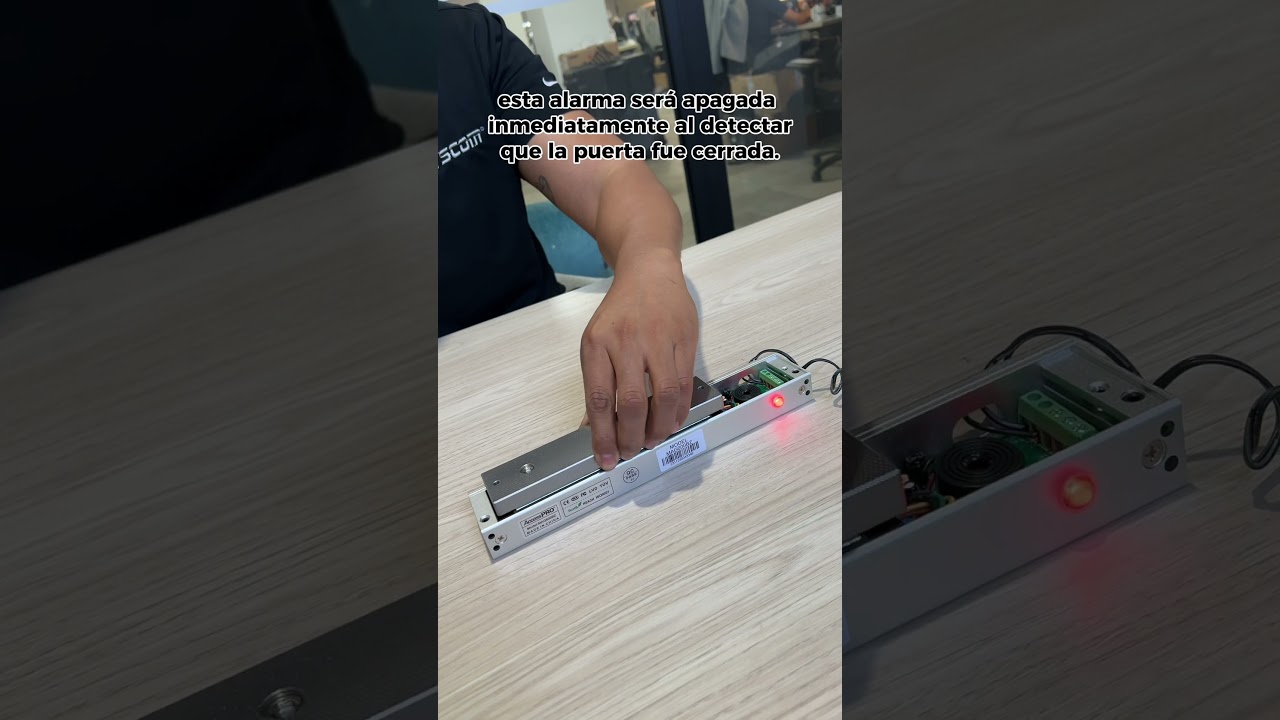 Chapa magn&eacute;tica de AccessPro con buzzer